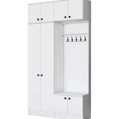 Eteisen säilytyskokonaisuus Linento Furniture EA145, 119.6x226.4cm