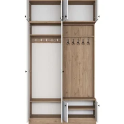 Eteisen säilytyskokonaisuus Linento Furniture EA145, 119.6x226.4cm