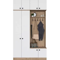 Eteisen säilytyskokonaisuus Linento Furniture EA145, 119.6x226.4cm