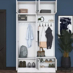 Eteisen säilytyskokonaisuus Linento Furniture EA145, 119.6x226.4cm