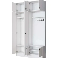 Eteisen säilytyskokonaisuus Linento Furniture EA145, 119.6x226.4cm