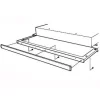 Etulista Franke Slimline F300, 600mm, musta