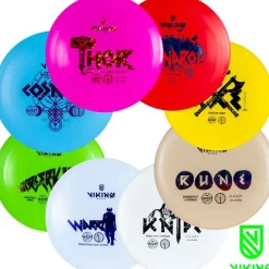 8 frisbeegolfkiekon setti, Viking Discs Ground Set