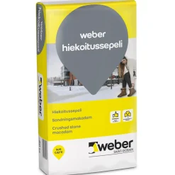Hiekoitussepeli Weber 3-6 mm murskattu 20 kg