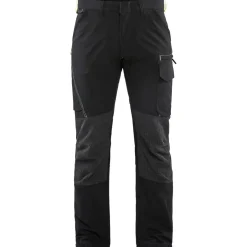 Housut Blåkläder 1422 Stretch, musta/keltainen