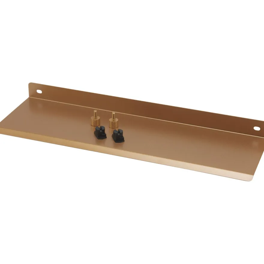 Hylly Fibrotech akustiikkalevyyn, 355x110x24mm, teräs