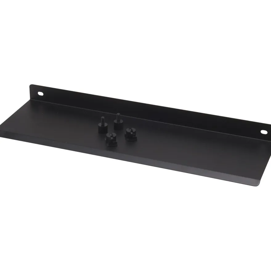 Hylly Fibrotech akustiikkalevyyn, 355x110x24mm, teräs