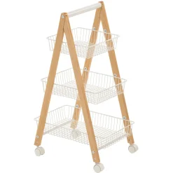 Hylly Home4You Bren 48x32x79cm, valkoinen
