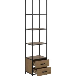 Hylly Home4You SEAFORD 42x35xK185 cm, luonnonväri, beige
