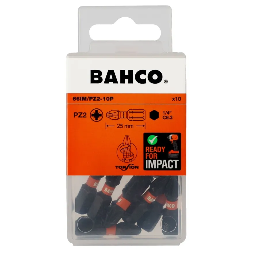Iskukärkisarja Bahco 66IM PZ2 25mm, 10kpl