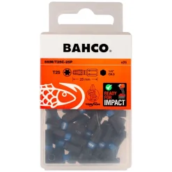 Iskukärkisarja Bahco 66IM TORX T25 25mm, 25kpl