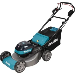 Itsevetävä akkuruohonleikkuri Makita XGT LM002GT202, 40V, 2x5.0Ah akuilla