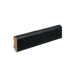 Jalkalista Cent, 12x42x3050mm, MDF, grafiitti