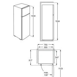 Jääkaappipakastin Electrolux LTB1AE24W0