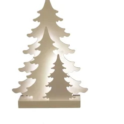 Joulusiluetti Nordic Winter kuusi, 3D, LED-valot, paristokäyttöinen