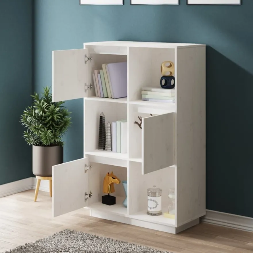 Kaappi 74x35x117cm, mänty, eri värejä