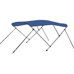 3-kaarinen bimini-kate, sininen, 183x196x137 cm
