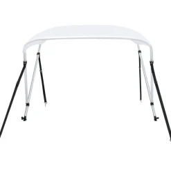 2-kaarinen bimini-kate, valkoinen 180x130x110 cm