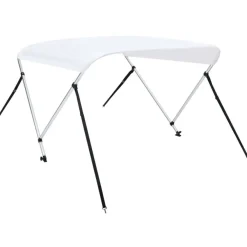 2-kaarinen bimini-kate, valkoinen 180x150x110 cm