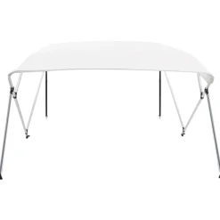 4-kaarinen bimini-kate valkoinen 243x210x117 cm