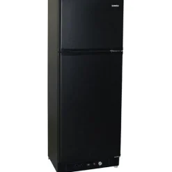 Kaasujääkaappi pakastelokerolla Sunwind Ventus 225, 60cm, 167/46 l, musta