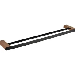 Kaksoispyyhetanko Bemeta Galla, 600 mm, musta
