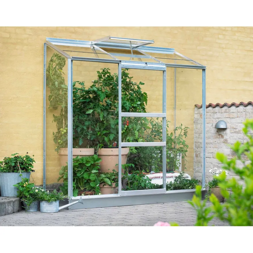 Kasvihuone Altan 1,3m², lasilla