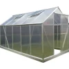 Kasvihuone Lykke, 6,0 m², muovi, hopea
