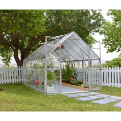 Kasvihuone Palram-Canopia Balance Hybrid, 8,9m², 8x12ft, hopea