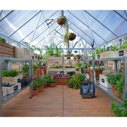 Kasvihuone Palram-Canopia Balance Hybrid, 8,9m², 8x12ft, hopea