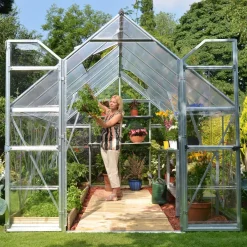 Kasvihuone Palram-Canopia Balance Hybrid, 8,9m², 8x12ft, hopea