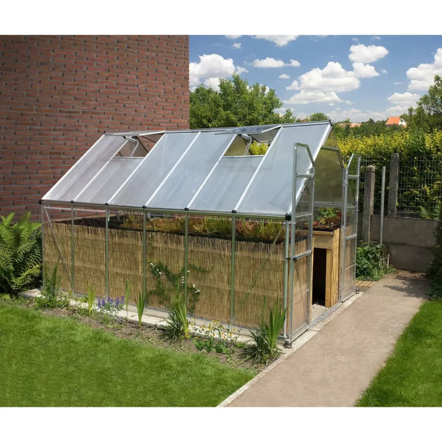 Kasvihuone Palram-Canopia Balance Hybrid, 8,9m², 8x12ft, hopea
