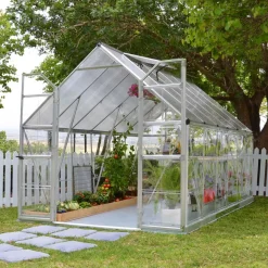Kasvihuone Palram-Canopia Balance Hybrid, 8,9m², 8x12ft, hopea