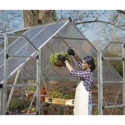 Kasvihuone Palram-Canopia Balance Hybrid, 8,9m², 8x12ft, hopea
