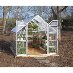 Kasvihuone Palram-Canopia Balance Hybrid, 8,9m², 8x12ft, hopea