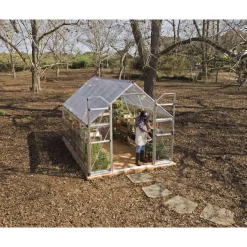 Kasvihuone Palram-Canopia Balance Hybrid, 8,9m², 8x12ft, hopea