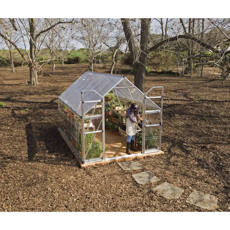 Kasvihuone Palram-Canopia Balance Hybrid, 8,9m², 8x12ft, hopea
