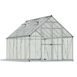 Kasvihuone Palram-Canopia Balance Hybrid, 8,9m², 8x12ft, hopea