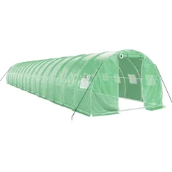 Kasvihuone teräsrungolla, 3x2x2 m - 24x3x2 m, eri kokoja ja värejä (29939)