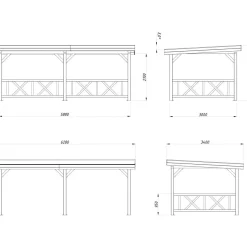 Katos Palmako Lenna Set 307, 16,6 m²