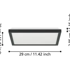 Kattovalaisin Eglo Rovito LED 1CCT IP44 eri kokoja
