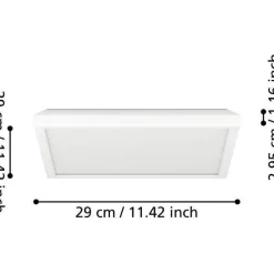 Kattovalaisin Eglo Rovito LED 1CCT IP44 eri kokoja