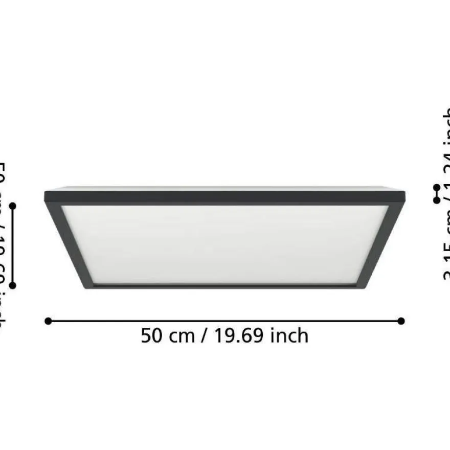 Kattovalaisin Eglo Rovito LED 1CCT IP44 eri kokoja