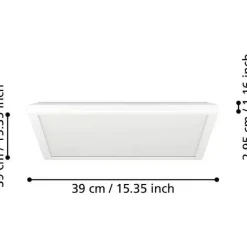 Kattovalaisin Eglo Rovito LED 1CCT IP44 eri kokoja