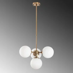 Kattovalaisin Linento Lighting Milla, 4-osainen, kulta, säädettävä