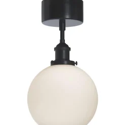 Kattovalaisin PR Home Omega, Ø200x360mm, musta/opaalivalkoinen