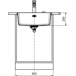 Keittiöallas Franke Maris MRG 210-52 553x433mm Fragranite musta