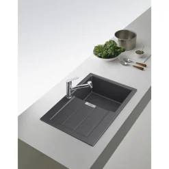 Keittiöallas Franke Sirius S2D 611-78, 780x500mm, Tectonite, musta