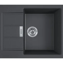 Keittiöallas Franke Sirius S2D 611-62, 620x500mm, Tectonite, musta