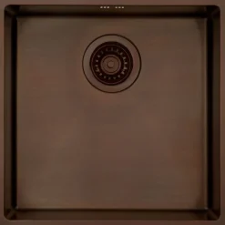 Keittiöallas Lavabo Kubus 400 Soft, 440x440 mm, antiikkimessinki